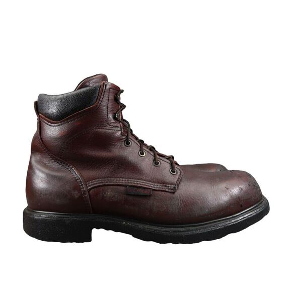 Red Wing Shoes Mens 14 Boot Steel Toe Work EH Leather Supersole Waterproof Brown - Picture 2 of 16